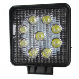 9 LED darbinė halogeninė lempa 27w 12 24v diodas
