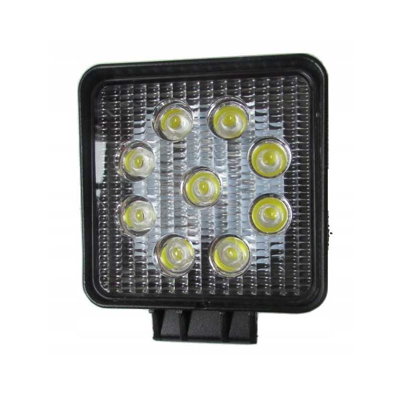 9 LED darbinė halogeninė lempa 27w 12 24v diodas
