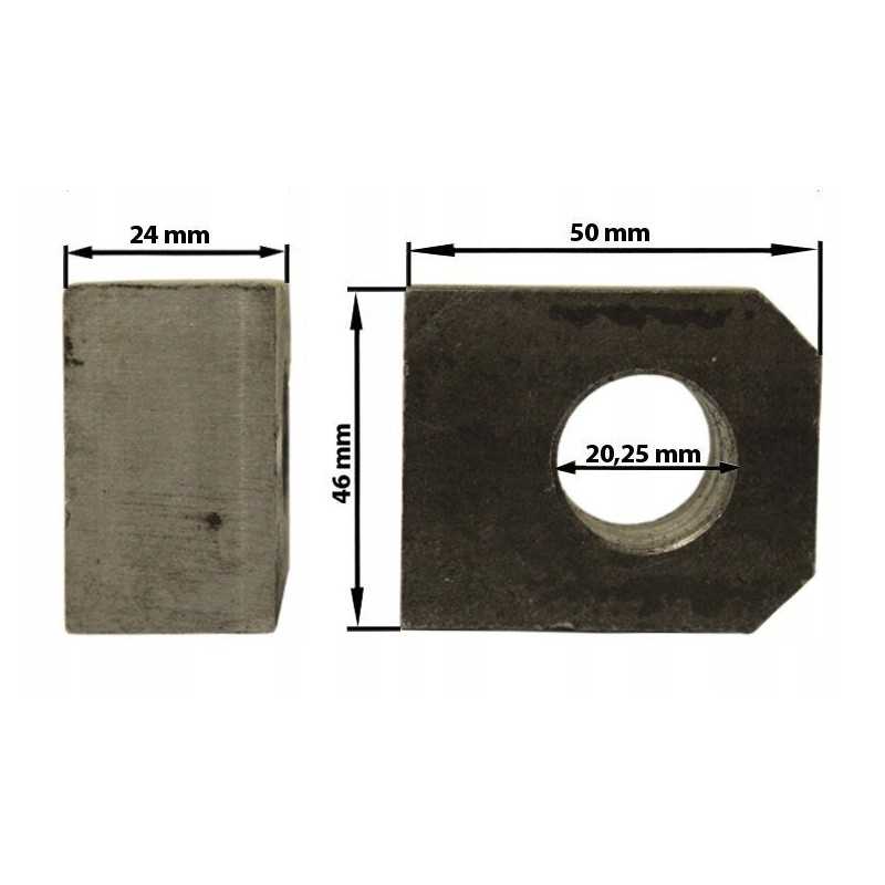 Pavaros kilpa suvirinimui, 20mm