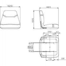 Gopart TS14000 uniforminė sėdynė