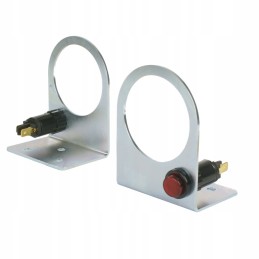 Slėgio matuoklio lenta su raudona hidroliderio indikatoriaus lempute