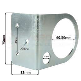 Slėgio matuoklio lenta su raudona hidroliderio indikatoriaus lempute