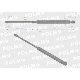 Galinio lango pavara l max 390mm 44910537p korpusas