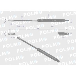 Priekinio stiklo pavara l max 356mm ca287636p turi