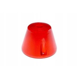 Raudonas šviestuvo gaubtas, aukštas, d 47 d 50 p