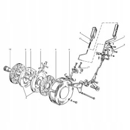 Baltarusijos mtz stabdžių slėgio plokštė