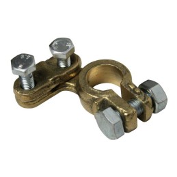 Akumuliatoriaus gnybtas pagamintas iš sustiprinto ir prisukamo žalvario