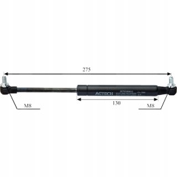 Zetor durų dujinė spyruoklė 275mm 200n