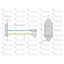 Kintamosios srovės generatoriaus reguliatorius ex230000 ex260000 c 330 c 3