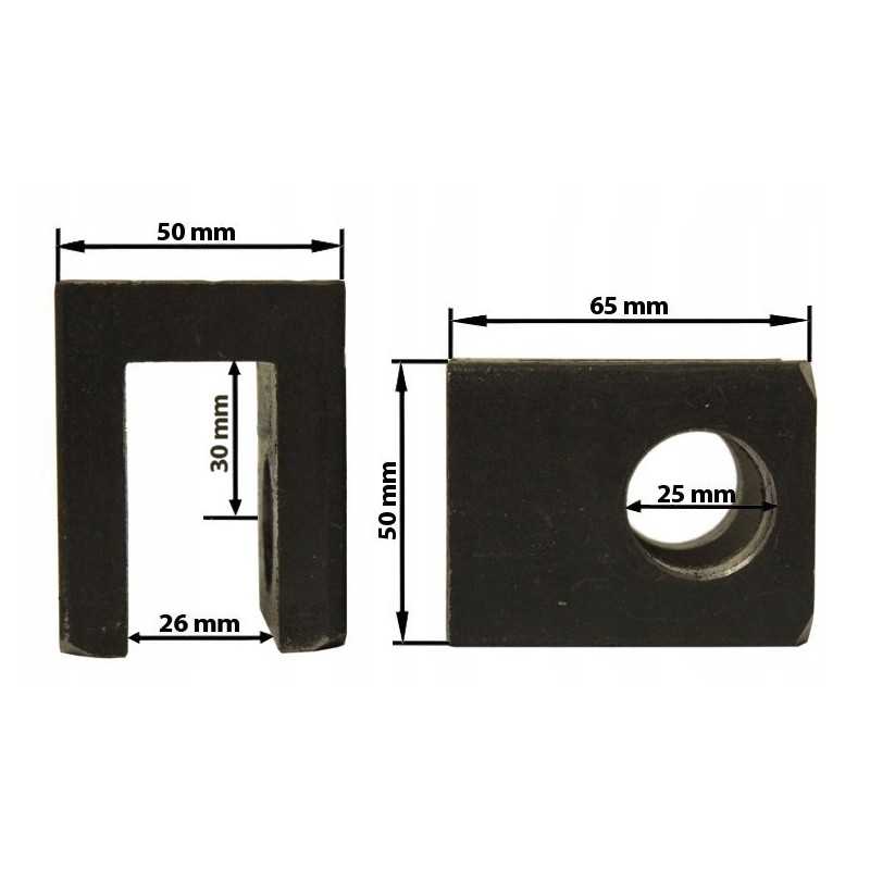Suvirinamos šakės 25mm