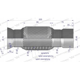 Lanksti duslintuvo jungtis AL171730 JD Warynski