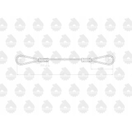 Linka kaukė l 1335mm 4236105 c 330 originalus Ursu