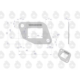 Išmetimo vamzdžio tarpiklis c 330 originalus urs