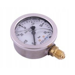 Glicerino manometras m63 0 60 bar dugno jungtis