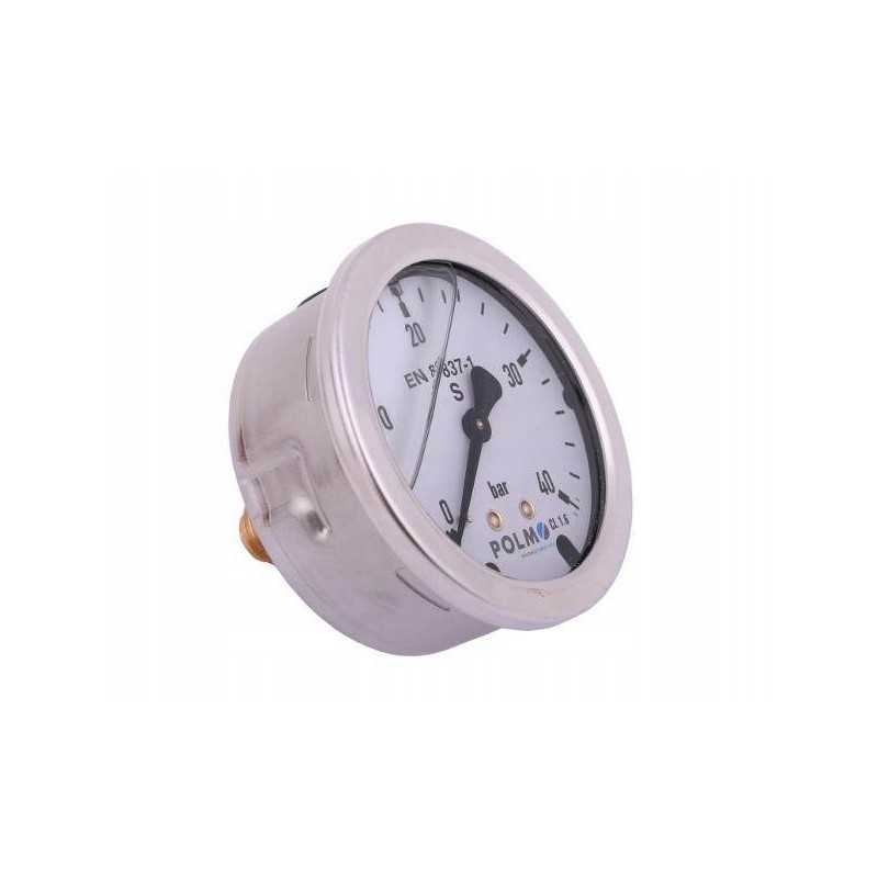 Glicerino manometras m63 0 40 bar galinis jungtis