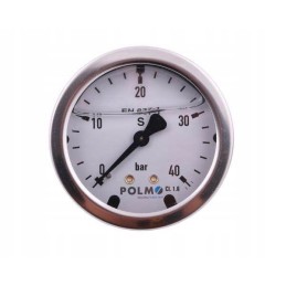 Glicerino manometras m63 0 40 bar galinis jungtis