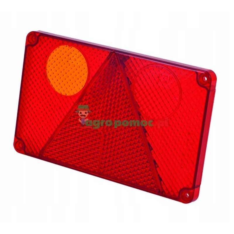 Lempos gaubtas, kairysis, w21l, su kontūru