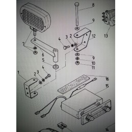 Pavarų rankenėlė m10 ursus mf prl