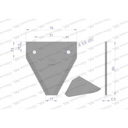 Bison 506000001 dantyti peiliai