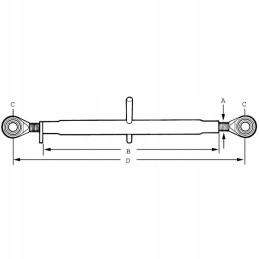 Viršutinė centrinė jungtis 390 530 cat 2 m30x3 5