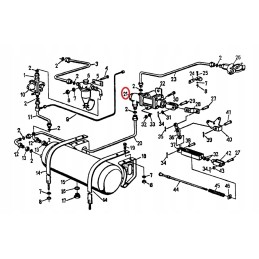 Ursus C 330 42480160 stabdžių vožtuvas