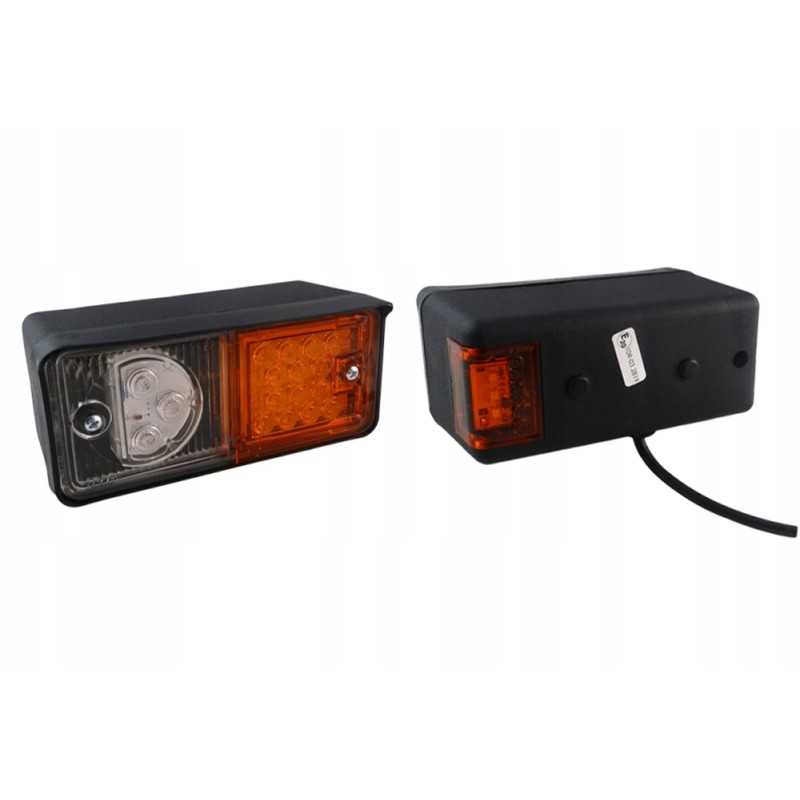 Kombinuotas žibintas priekinis kairysis LED C 360 12v 24v