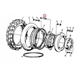 Ilgas krautuvo varžtas m16x1 5x105 c330