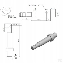 770081kr cinkuota spyruoklinė spyna