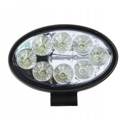 LED darbo lempa elipsinė led 24w 12v 24v