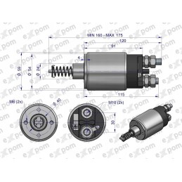 Starterio jungiklis c 330 c 360 we11a r11 exom