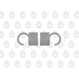 Sankabos atleidimo rankovės spyruoklė parduodama atskirai