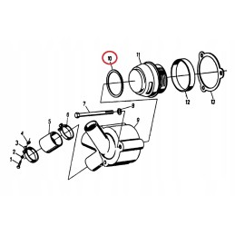 Ursus c 330 termostato tarpiklis 50000740