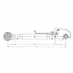 Viršutinė jungtis surinkta john deere akies kabliukas