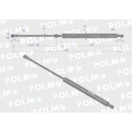 Durų pavara l max 205mm 47335077p korpusas ih naujas