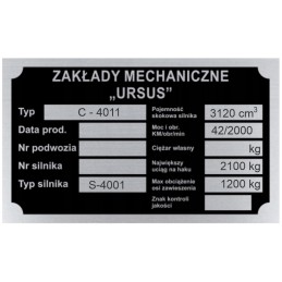 Ursus c 4011 c4011 vardinė lentelė