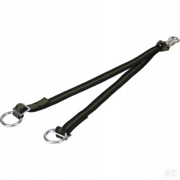 Dvigubas diržas su karabinu, 60 cm