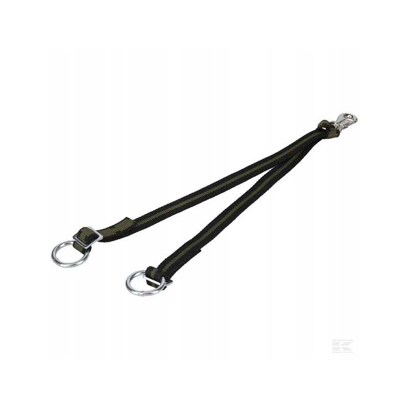 Dvigubas diržas su karabinu, 60 cm