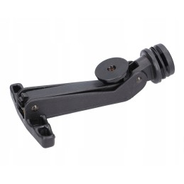 Ekskavatoriaus traktoriaus šoninio lango uždarymas