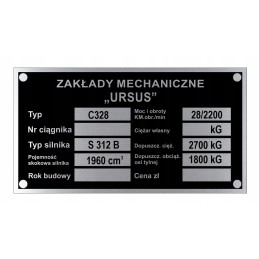 Ursus c 328 c328 vardinė lentelė