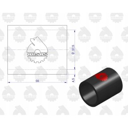 Radiatoriaus žarnų komplektas C 330 originalus Ursus