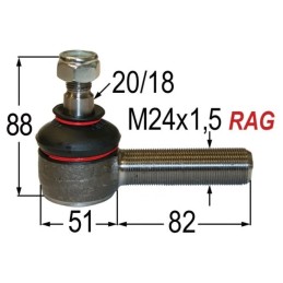 Strypo galas Fiat Fendt 5115341 3426773m1