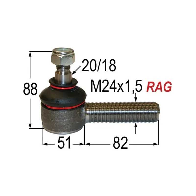 Strypo galas Fiat Fendt 5115341 3426773m1