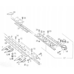 Dalgio galvutė 130mm 1127001 deutz fahr