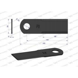 Sukamasis pašarų kombaino Zukowo Bizon 22 Warynski peilis