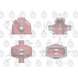 Vairo mechanizmo korpusas c 330 arba ursus