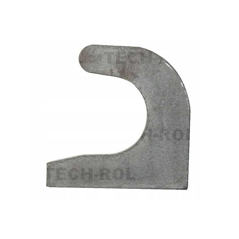Kaltuotas krautuvo kaušo kablys ant 60 mm euro veleno