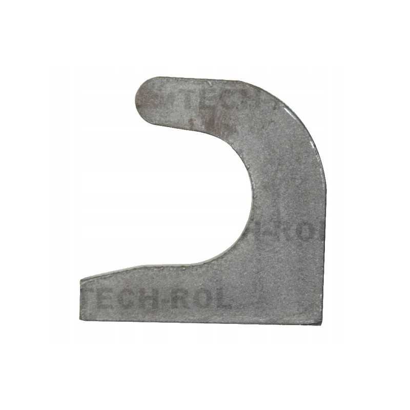 Kaltuotas krautuvo kaušo kablys ant 60 mm euro veleno