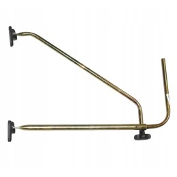 Kairysis veidrodžio atraminis svirtis, 500 mm, montavimas ant o