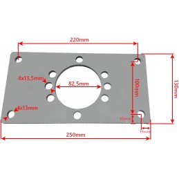 Hidraulinis variklis 160 cm3 gr2, movinis tvirtinimas