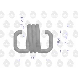 Stabdžių diskų spyruoklė parduodama už 10c 385 ory